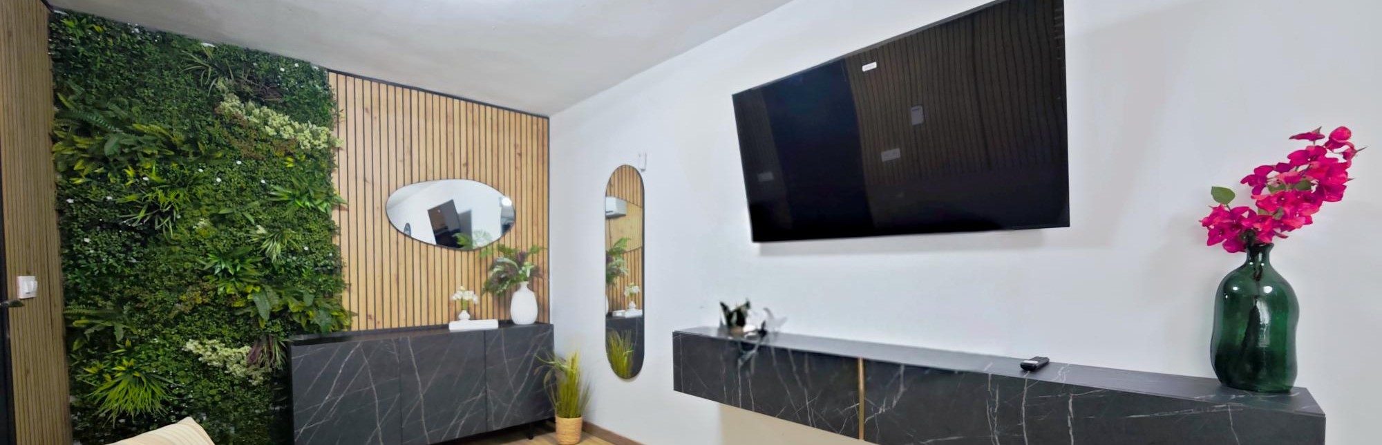 Entrada de la casa vacacional